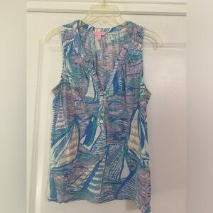 Lilly Pulitzer Essie Sleeveless Blouse